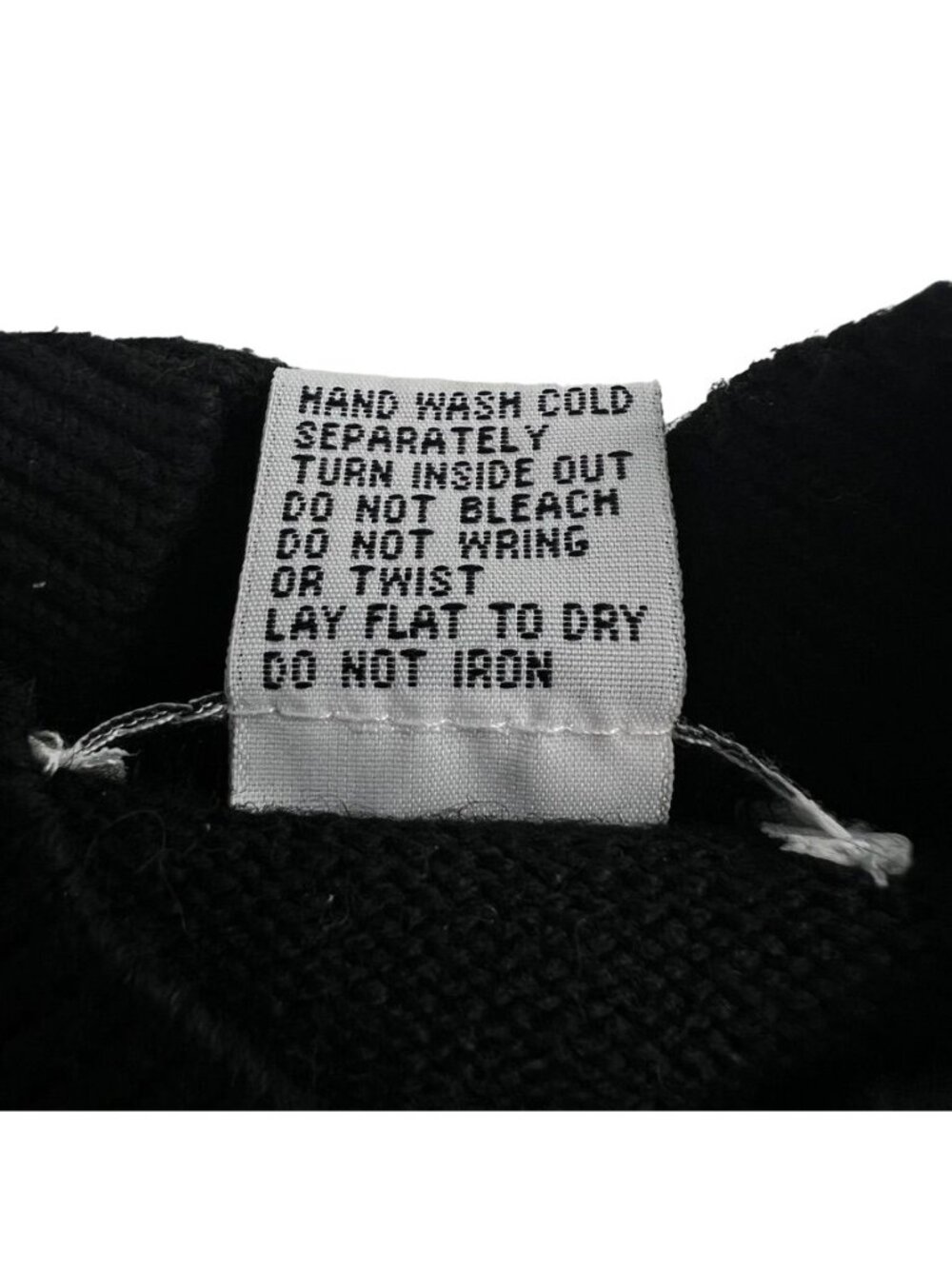 Vintage Alfred Dunner Black Embroidered Pullover Sweater Sz M Red White Floral - Picture 8 of 9